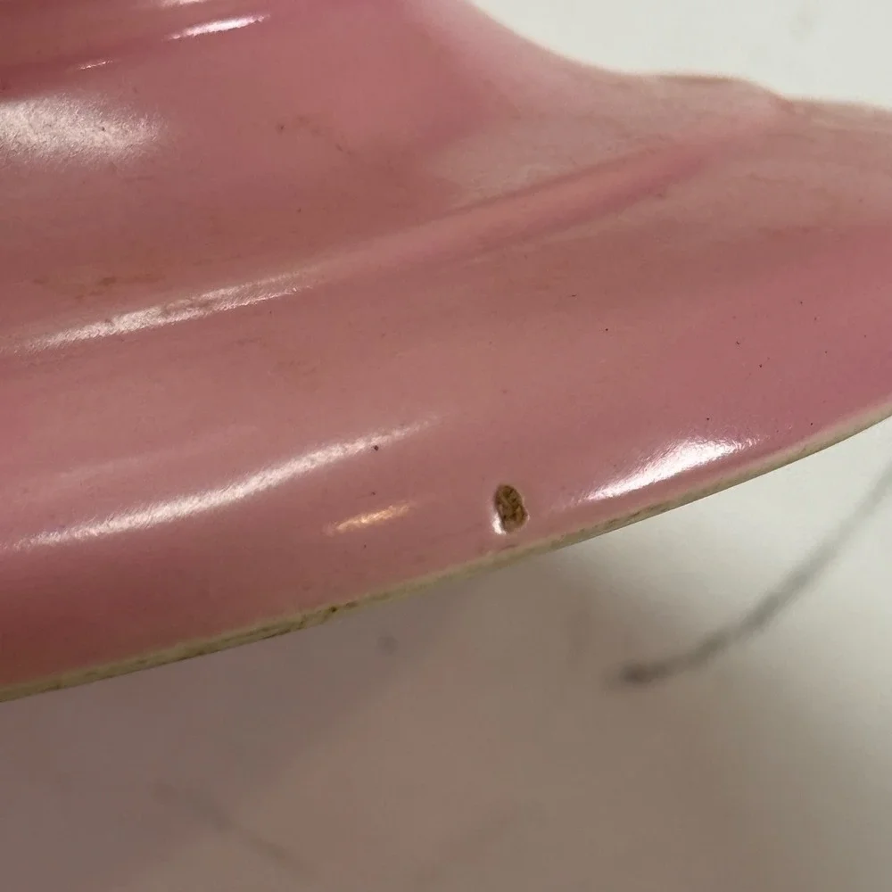 Hull USA Pink Tulip Vase Art Pottery Flower Vase 11